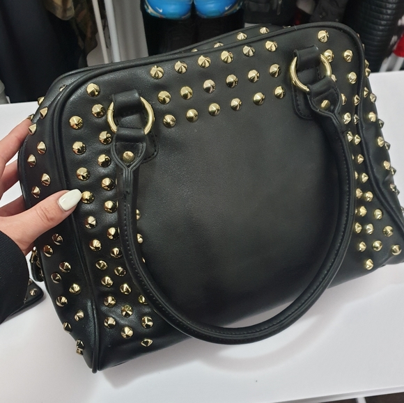 Set: Steve Madden black tote bag + matching purse - Picture 3 of 11